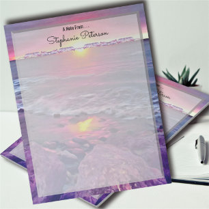 Malecon Sunset 0911 Notepad