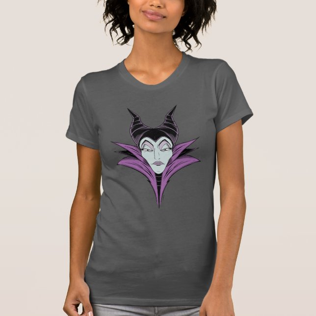 Maleficent | A Dark Face T-Shirt (Front)
