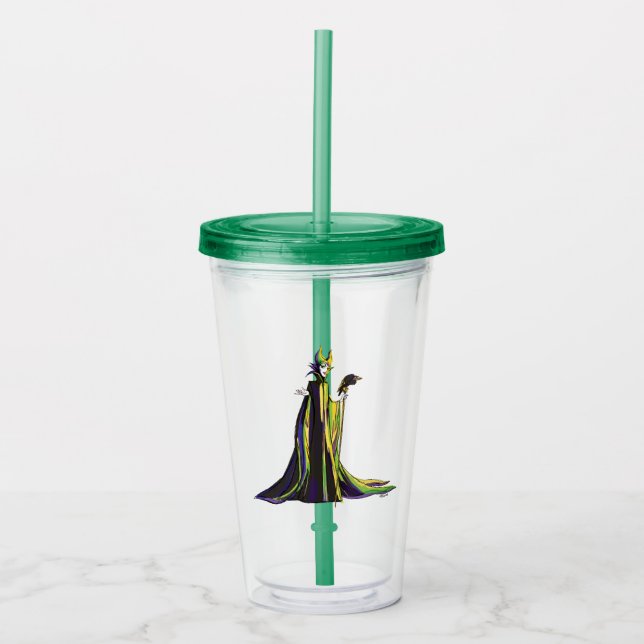 Maleficent and Diablo Acrylic Tumbler (Front)