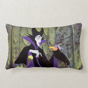 Maleficent   And Diablo Lumbar Pillow