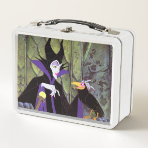 Maleficent And Diablo Metal Lunch Box