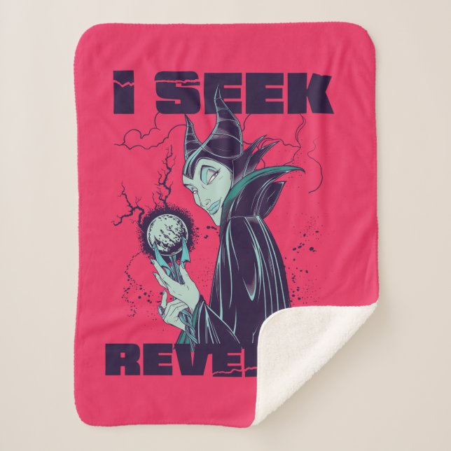 Maleficent | I Seek Revenge Sherpa Blanket (Front)