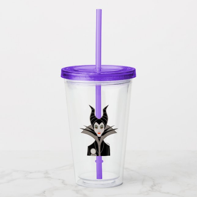 Maleficent | In A Dark Design Acrylic Tumbler (Front)