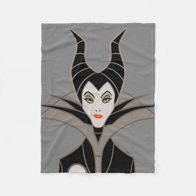 Maleficent | In A Dark Design Fleece Blanket (Front)