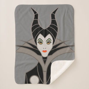 Maleficent   In A Dark Design Sherpa Blanket