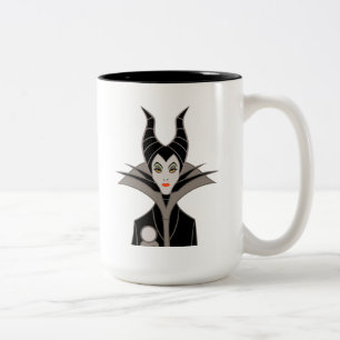 Maleficent   In A Dark Design Two-Tone Coffee Mug