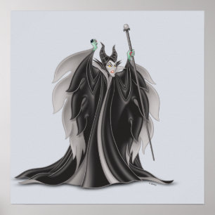 Maleficent In An Angry Pose Poster