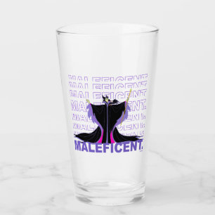 Maleficent   In Purple Text Glass