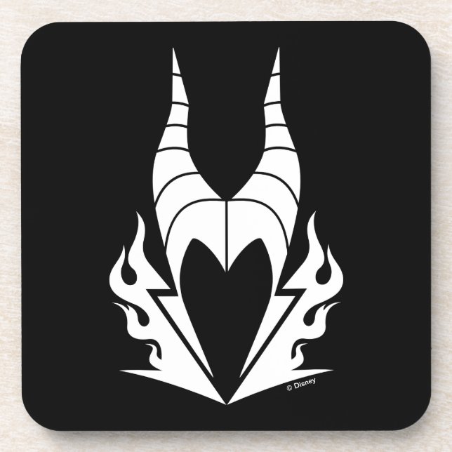 Maleficent Logo Coaster (Front)