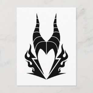 Maleficent Logo Postcard