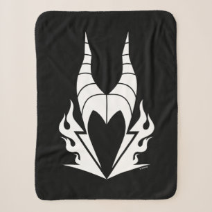 Maleficent Logo Sherpa Blanket