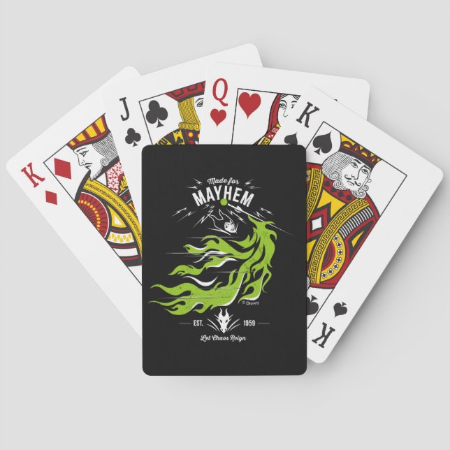Maleficent | Made for Mayhem | Playing Cards (Back)
