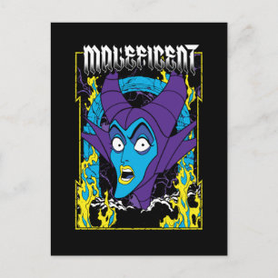 Maleficent Neon Design Postcard