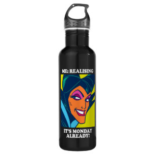 Maleficent Realising It's Monday Already 710 Ml Water Bottle