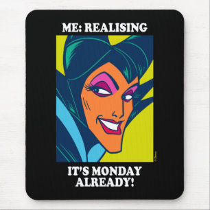 Maleficent   Realising It's Monday Already Mouse Pad