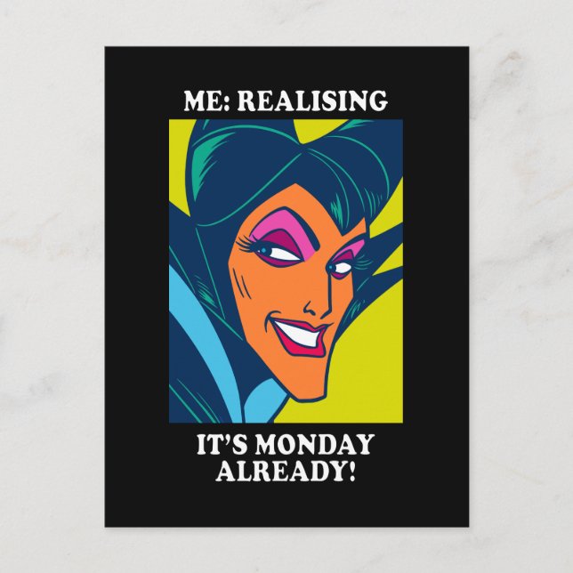 Maleficent | Realising It's Monday Already Postcard (Front)