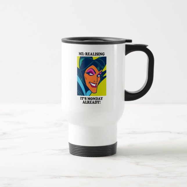 Maleficent | Realising It's Monday Already Travel Mug (Right)