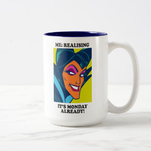 Maleficent   Realizing It's Monday Already Two-Tone Coffee Mug