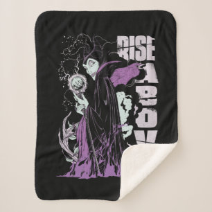Maleficent   Rise Above Sherpa Blanket