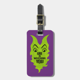 Maleficent - She is Watching You Luggage Tag