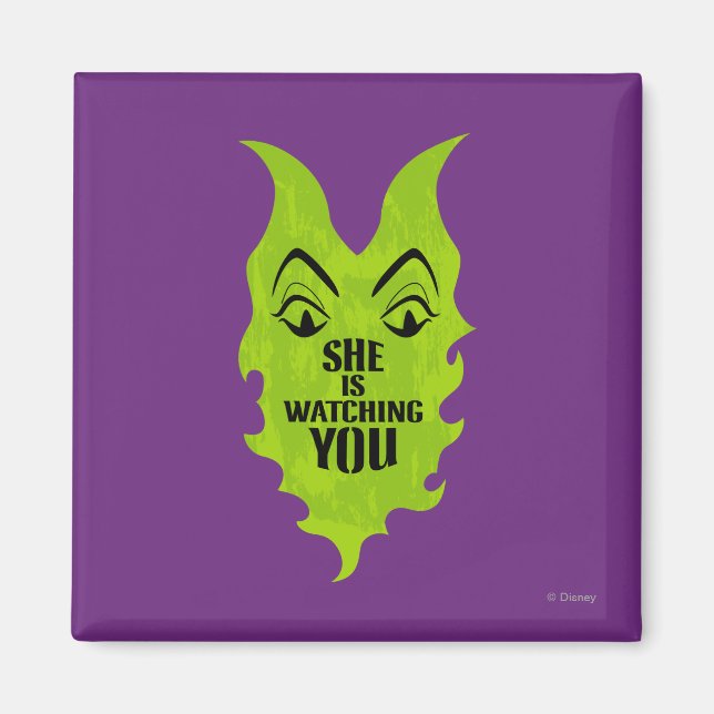 Maleficent - She is Watching You Magnet (Front)