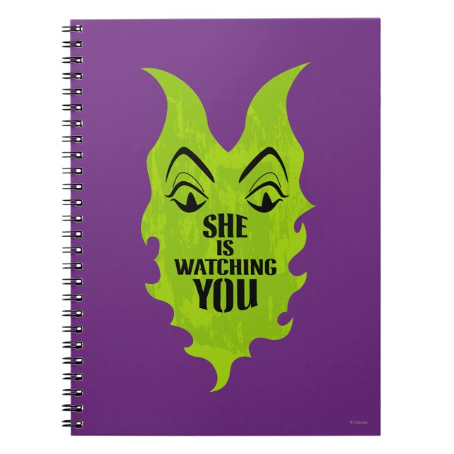 Maleficent - She is Watching You Notebook (Front)