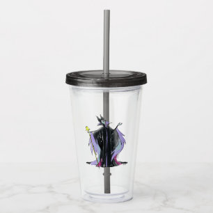 Maleficent   Strikes a Pose Acrylic Tumbler
