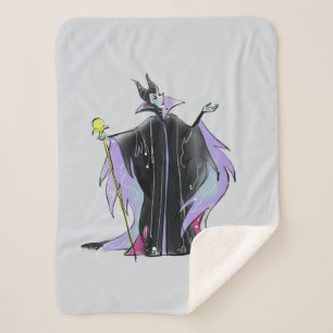 Maleficent   Strikes a Pose Sherpa Blanket