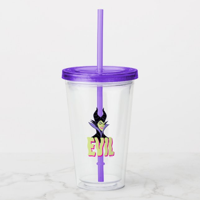 Maleficent | The Evil One Acrylic Tumbler (Front)