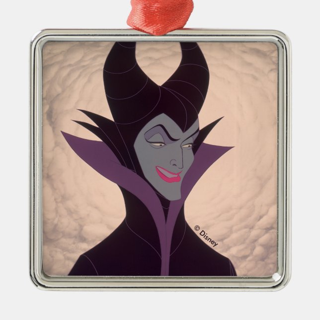 Maleficent | With a Smile? Metal Ornament (Front)