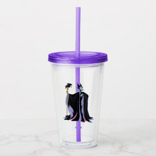 Maleficent   With Diablo Acrylic Tumbler