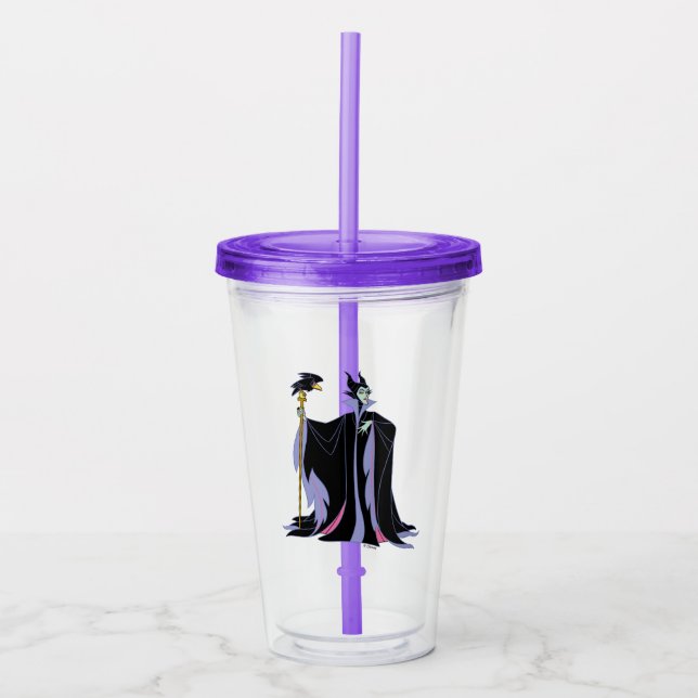 Maleficent | With Diablo Acrylic Tumbler (Front)