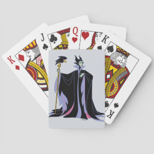 Maleficent With Diablo Playing Cards