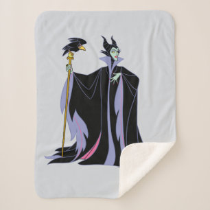Maleficent With Diablo Sherpa Blanket