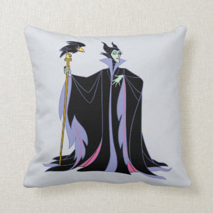 Maleficent   With Diablo Throw Pillow