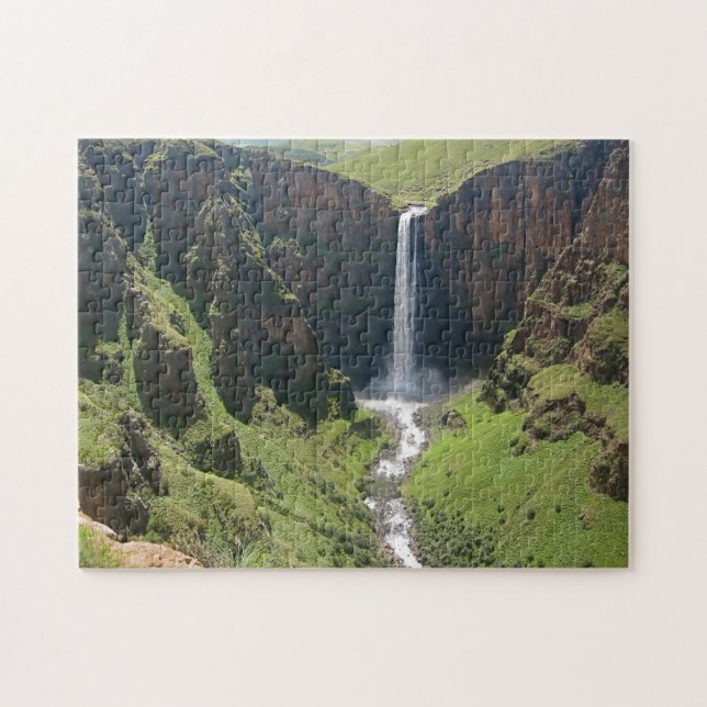 Maletsunyane Waterfall Leshoto. Jigsaw Puzzle (Horizontal)