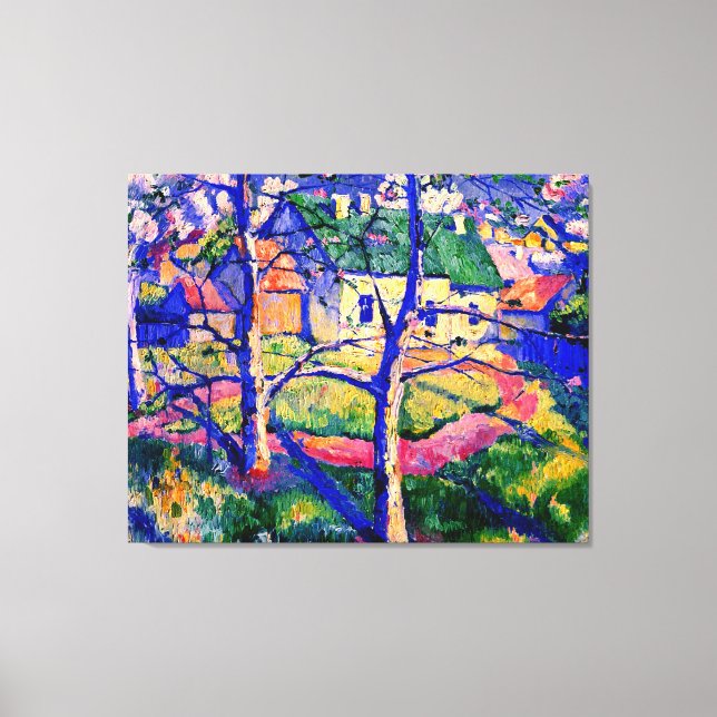 Malevich - Apple Trees in Blossom, Canvas Print (Front)