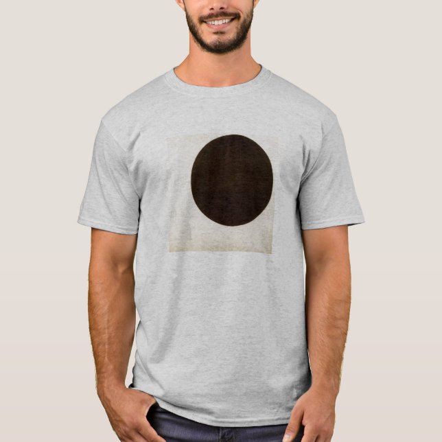 Malevich, Black Circle T-Shirt (Front)
