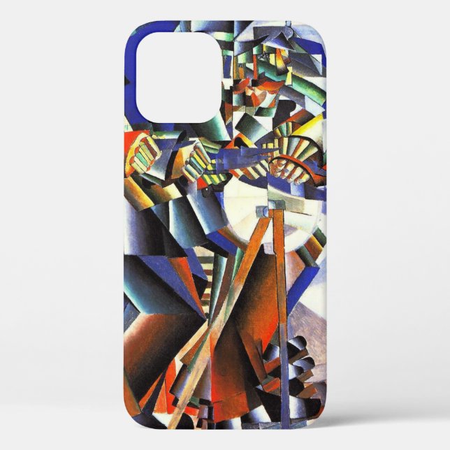 Malevich Kazimir The Knifegrinder Case-Mate iPhone Case (Back)