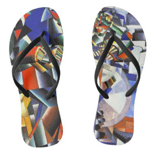 Malevich Kazimir The Knifegrinder Flip Flops