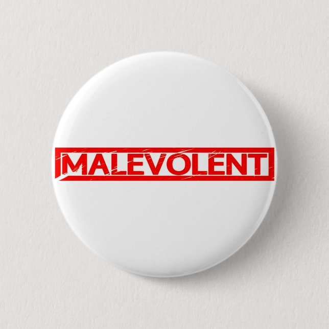 Malevolent Stamp 2 Inch Round Button (Front)