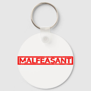 Malfeasant Stamp Keychain