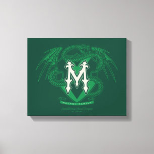 Malfoy Family Crest Graphic Canvas Print