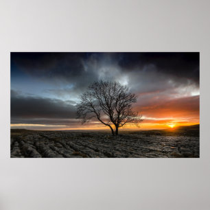MALHAM COVE, NORTH YORKSHIRE, UK POSTER