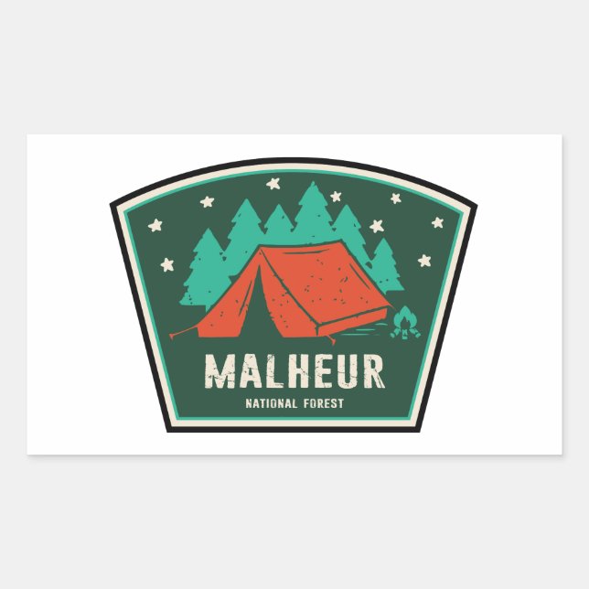 Malheur National Forest Camping Sticker (Front)