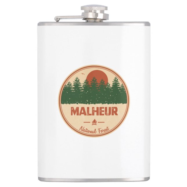 Malheur National Forest Hip Flask (Front)