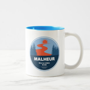 Malheur Wild And Scenic River Oregon Two-Tone Coffee Mug