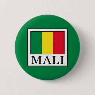 Mali 2 Inch Round Button