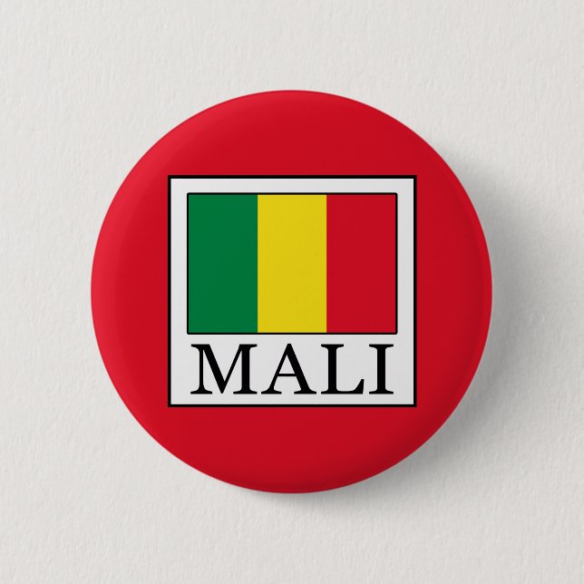 Mali 2 Inch Round Button (Front)