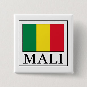 Mali 2 Inch Square Button